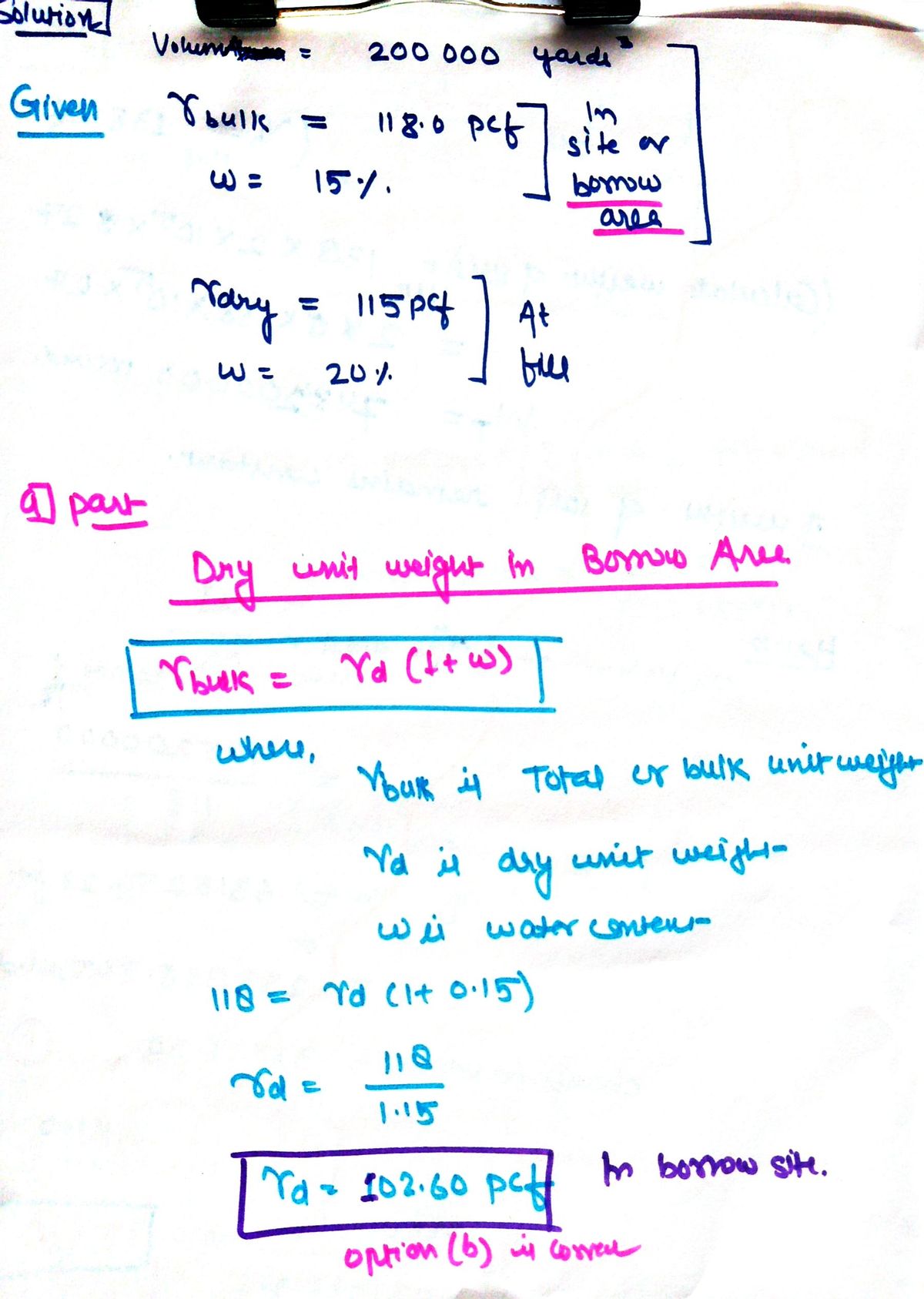 Civil Engineering homework question answer, step 1, image 1